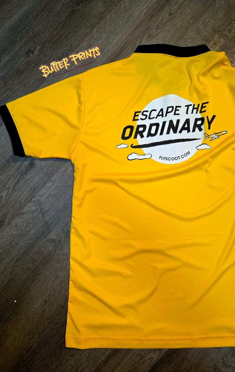 Scoot crew tees, back print