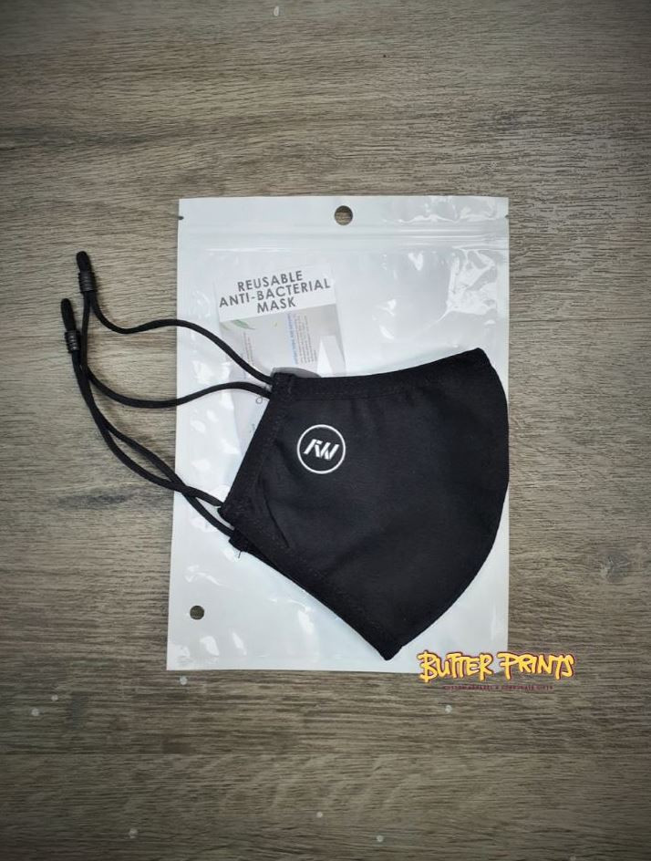 100% Cotton + Silver Ion, Anti Bacterial Reusable Cloth Face Mask (BFE ≥99%)