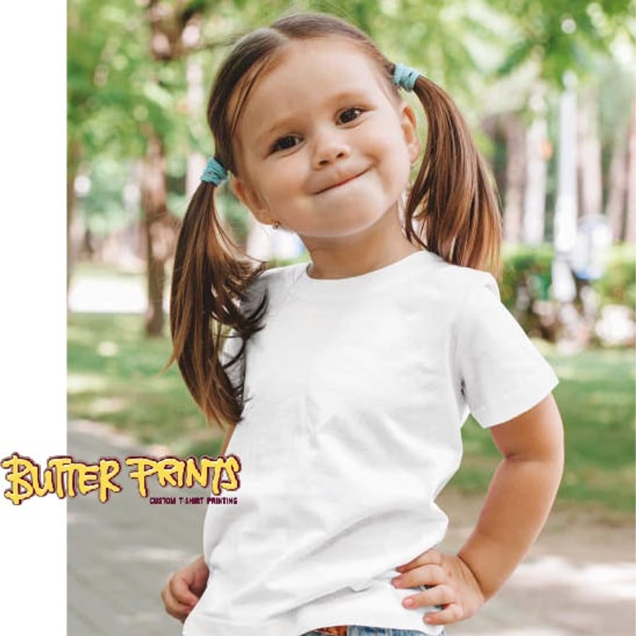 Kids 100% Premium Cotton Tees (Gildan 76000B) - 180 gsm (White, Youth XS)