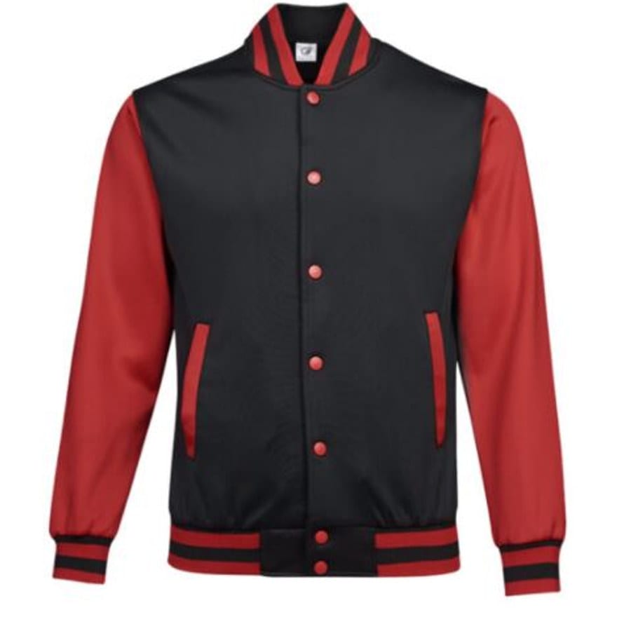 Varsity Jackets Anti-Odor Drifit UVJ05 (Red / White, 2XS)